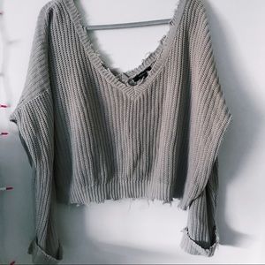 Knit sweater